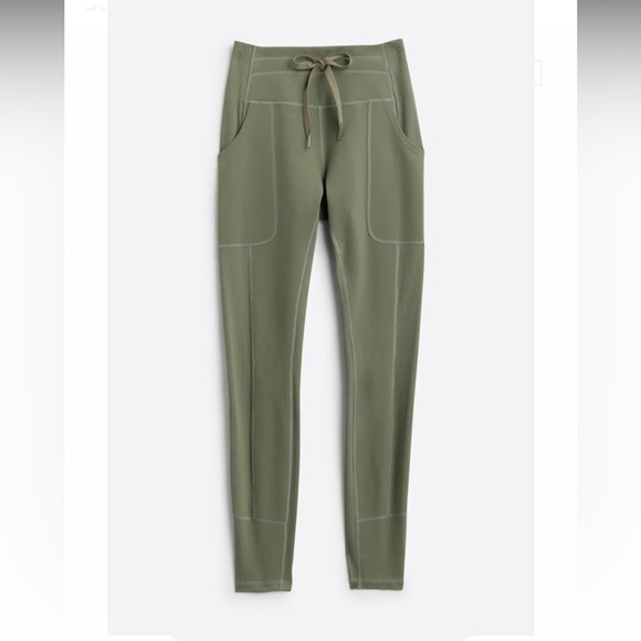 Glyder Pants - GLYDER Street Drawstring Legging Olive Green - Large